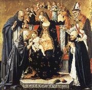 Lorenzo di Alessandro da Sanseverino The Mystic Marriage of Saint Catherine of Siena painting